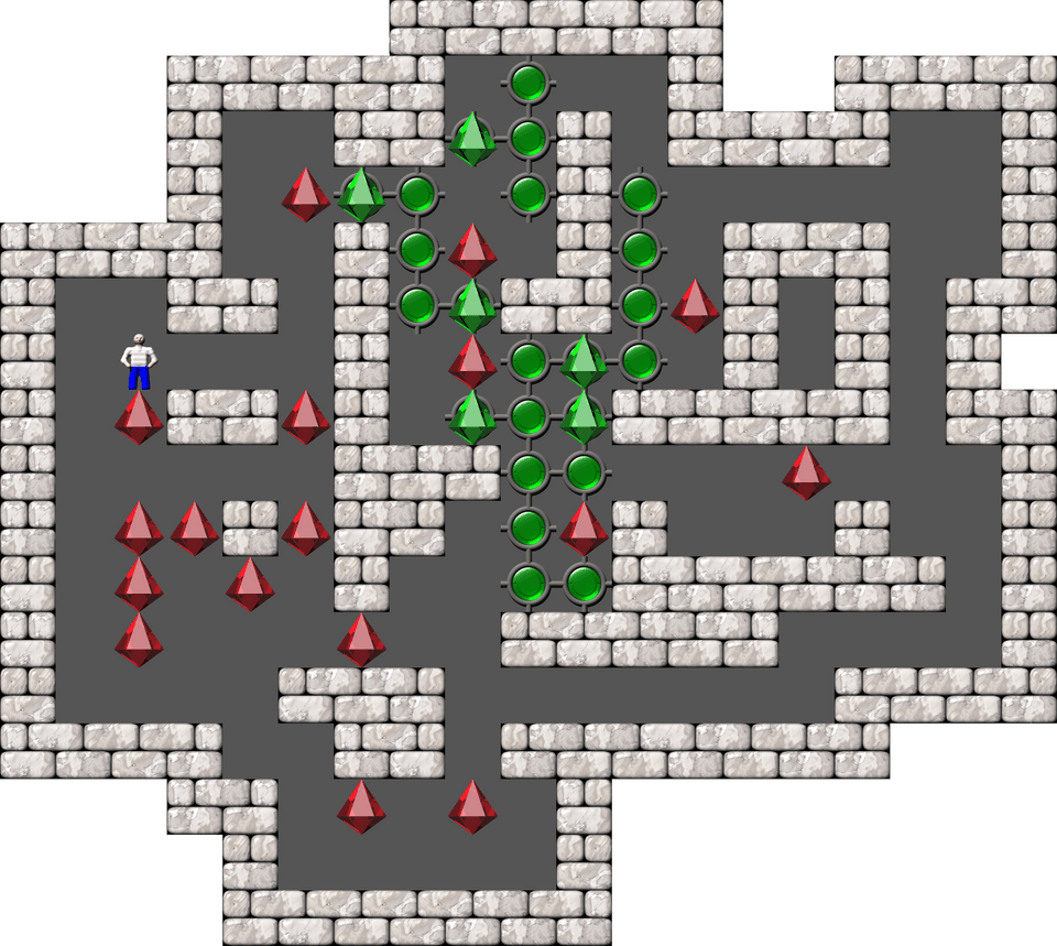Сокобан Thinking Rabbit Arranged уровень 519